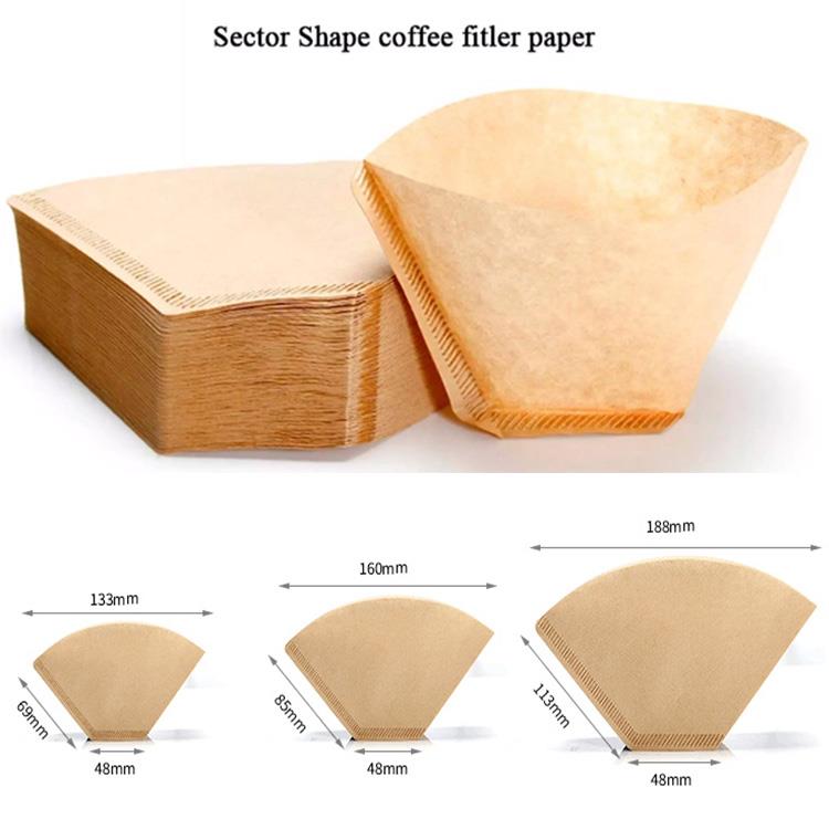 Sector Shape Coffee Fitler Paper No bleaching Sector Shape Coffee Fitler Paper No bleaching