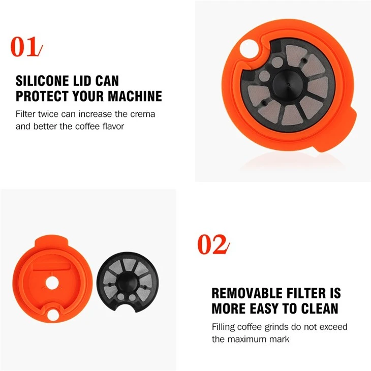 Compatible With Bosch Coffee Machines Coffee Filter Reusable Coffee Capsules 60/180ml Optional