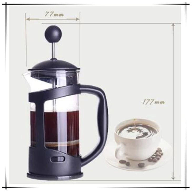 Pressure pot method french press coffee pot glass tea maker handmade coffee filter press pots 335ml