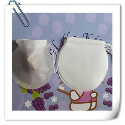Disposable Round Tea Bag with String