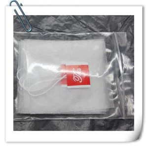 High Quality Empty Heat Sealing Imported Nylon Pyramid Tea Filter Bags with String and Tag for Loose Tea