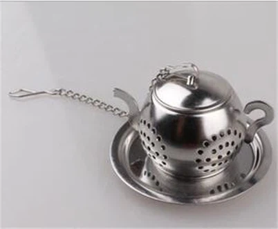 Reusable Stainless Steel Tea Pot Type Strainers