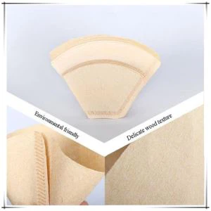 Premiun Quality Single Serve Paper Coffee Filters, 100-Count