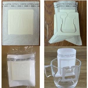 180mm Eco-friendly Coffee Filter Bag Rolls High Quality 74*90mm Haning Ear Coffee Filter